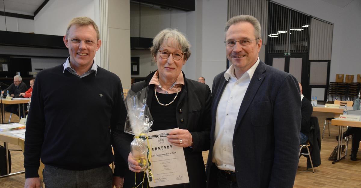 Hüttenbergs Parlament dankt Christiane KochRein